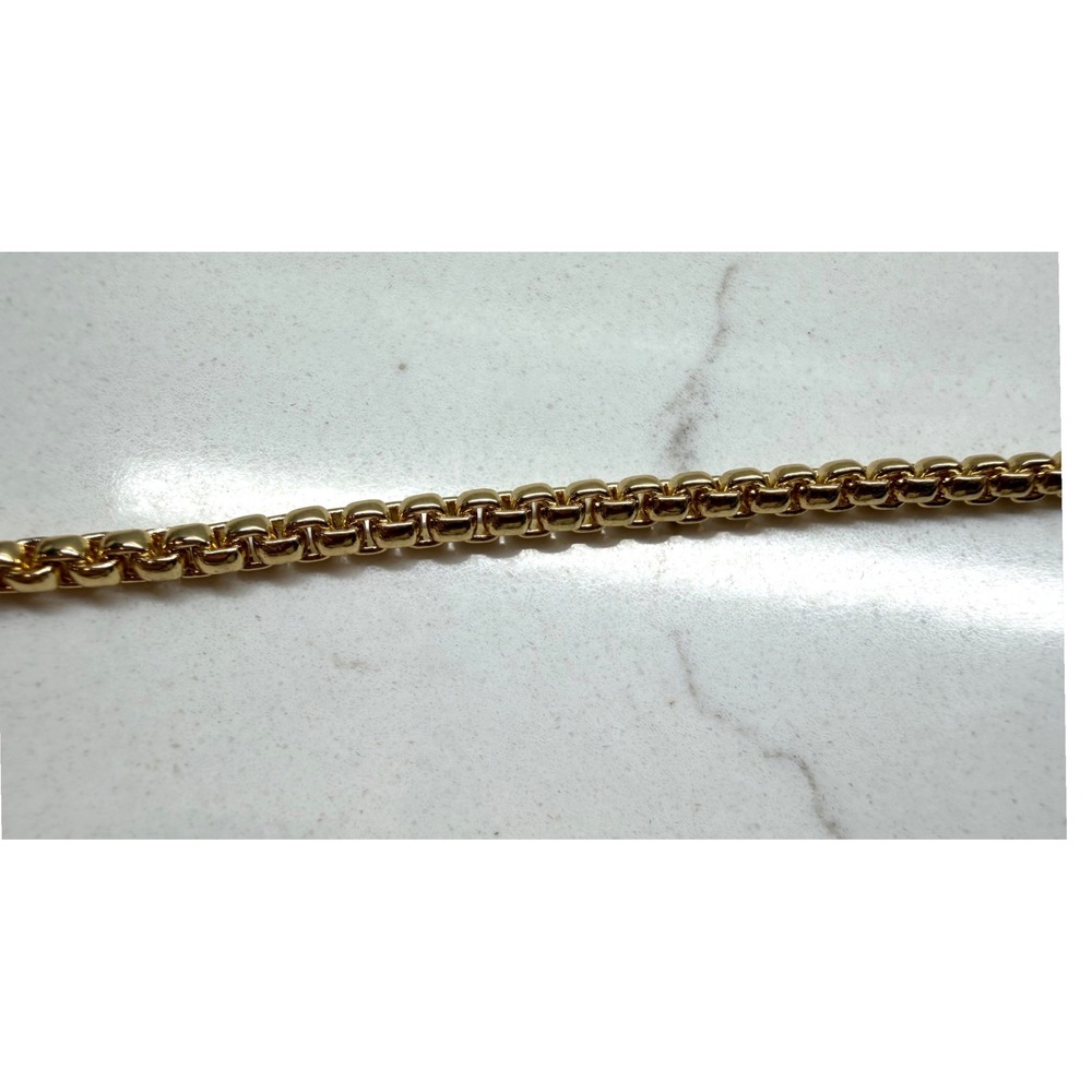 Western Cattle Tag Initial‎ K Pendant Necklace Engraved Filigree Gold NWOT - Picture 10 of 10